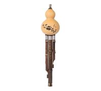 Dual Tone Hulusi Chinese Traditional Flute Gourd Cucurbit Flauta C/Bb Professional Ethnic Musical Instrument (Color : Key of B flat)