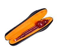 Dual Tone Hulusi Chinese Traditional Flute Gourd Cucurbit Flute C/Bb Key Ethnic Musical Instrument Professional Hulusi (Color : 03, Size : Bb key)