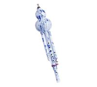 Dual Tone Hulusi Chinese Traditional Flute Gourd Cucurbit Flute C/Bb Key Ethnic Musical Instrument Professional Hulusi (Color : 01, Size : C key)