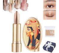 Dual-Tone Luxury Lazy Eyeshadow Stick, Apply Makeup In One Swipe,Dual-Tone Luxury Lazy Eyeshadow Stick,Two Tone Eyeshadow Stick With Mirror (02)