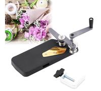 Dual-Toothed Crepe Paper Lace Maker | Fast 5-10s Pressing with Fine & Coarse Teeth | Florist Art Gallery Craft Tool for Handmade Paper Lace & Decor (Fine teeth)