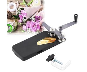 Dual-Toothed Crepe Paper Lace Maker | Fast 5-10s Pressing with Fine & Coarse Teeth | Florist Art Gallery Craft Tool for Handmade Paper Lace & Decor (Fine teeth)