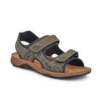 Dual Touch-Fasten Sandals - Khaki Size 11