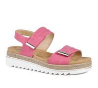 Dual Touch-Fastening Sandals - Pink Size 4
