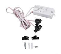 Dual Touch Sensor Proximity Switch, 220V 5A Control Switch with 5cm Hand Sweep Induction, 500W Load Capacity for Cabinet or Wardrobe Door Lighting, 87.5x36x20mm(hand scanning)