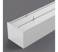 Dual Track Curtain Box Baffle Rail, Three-In-One Side Installation Safeguard Privacy Room Dividers Curtain Track Border, Minimalist Design Window Curtain Boxes