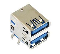 Dual USB 3.0 Right Angle Socket PCB