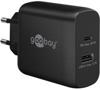 Dual USB-C™ PD Charger (65 W) Black, 65409