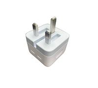 Dual USB-C Port 35W UK Foldable Plug Wall Charger for Apple iPhone 8 X 11 12 13 14 Pro Mini Mobile Phones