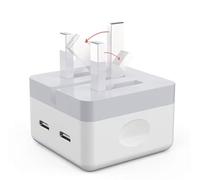 Dual USB C to C Charger 35W Fast Charging Wall Adapter for iPhone 17 Pro Max 16 15 Pro Max,GalaxyS26Ultra,S25fe,S24FE Xiaomi USB Type C