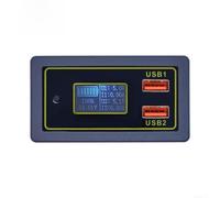 Dual USB Car for charger Voltmeter 12V 24V LCD Display Dual USB