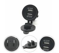 Dual USB for charger Socket 12V-24V for qc3.0 Fast Charge Dual | for qc3.0 tech, charges 80% in 35 mins, 4x faster than standard, fits phones for gps cameras