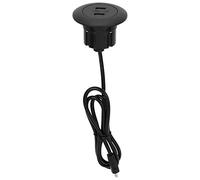 Dual USB Socket, Power Socket USB Phone Charging Port Recessed Desk Grommet for Power Recliner Chair Electric Sofa