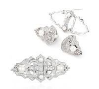 Dual-Use Detachable Brooch for Men, Split Into Two Tie Clips