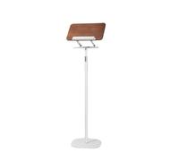 Dual-Use Floor Book Stand with 360° Rotating Base and Adjustable Height for Reading, Ideal for Tablets, Laptops, and Textbooks
