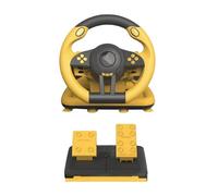 Dual Vibration Motor Driving Simulator USB Race Game Racing Multi Platform Metal and Racing Controller Pedal