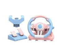 Dual Vibration Motor Driving Simulator USB Race Game Racing Multi Platform Metal and Racing Controller Pedal