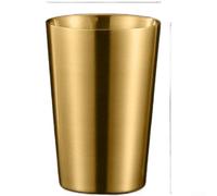 Dual Wall Vacuum Travel Mug Hammered Finish Stainless Steel Tea Cup Keeps Heat Cold Leak Resistant Work Gym 400ml(S)