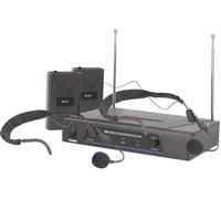 QTX VN2 Dual Wireless Neckband VHF Microphone System 173.8 + 174.8MHz
