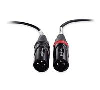 Dual XLR to 1/8 Stereo AUX Cable, Double XLR Male y Splitter Cord to 3.5mm TRS Mini Headphone Jack, OFC Shield no Hum no Buzz, for Studio Monitor Speakers, Laptop, DMX Adapter-3.3feet