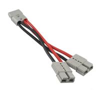 Dual Y Cable 120 A for Car for Motorhome Boat Dual Y Cable (30 cm)