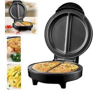 Dual-Zone Electric Omelette Maker, Omelette Pan Nonstick, No-Flip Cooking Makes 2 Omelettes at Once, Compact with Easy-Clean Non-Stick Surface for Eggs and Pancakes (1pcs)