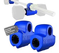 Dualbell Pair- Connect Dumbbells to Barbell (Blue)