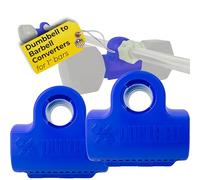 Dualbell Pair- Connect Dumbbells to Barbell (Blue)