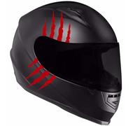 DualColorStampe 2 Car Stickers in the Shape of Scratches | Stickers Stickers Claws Monster Motorcycle Car Exterior, Sticker for Motorcycle Helmet C0100 (Red 31)