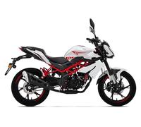 DualColorStampe Stickers Compatible with Benelli BN 125 (2021-2023) DX-SX Motorcycle Fairing + Rim Strips 17 Inch Stars Design - M0303 (Red 31)