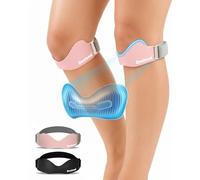 Dualeco 2PCS Patella Tendon Knee Strap with 3D Cushion, Upgraded V Shaped Knee Support for Men/Women, Anti-Slip Knee Brace for Running/Gym/Weight Lifting, Patellar Strap for Meniscus Tear/Arthritis