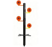 Dualing Tree for .22 Rimfire Shooting,Metal Dueling Tree kit with Ground Insertable Design,Steel Plinking Target Suitable for .22 Rifles and Handguns Shooting Practice,Great for Backyard/Game/Outdoor