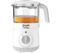 Dualit Baby Food Maker | White and Grey | BPA Free | Steams and Blends | Suitable for all stages of the weaning journey | 11060