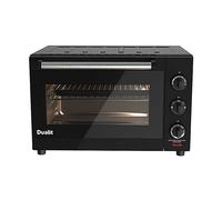 Dualit Electric Mini Oven - Large 22L Capacity - Double Glazed Window - Defrost, Grill, Roast & Bake Functions - 1600W - Easy Clean, Non-Stick Interior