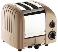 DUALIT 20462 2-Slice Toaster - Sandstone, Silver/Grey,Brown