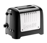 Dualit Toaster 2 Slices Stainless Steel Lite 1100W Black Gloss