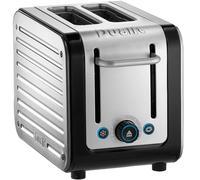 Dualit 26505 ARCHITECT 2 Slot Toaster, Black/Stainless Steel