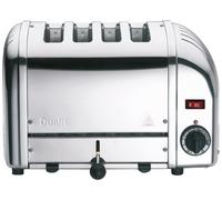 DUALIT 40352 Vario 4-Slice Classic Toaster Stainless Steel Adjustable Slots