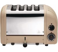 DUALIT 40579 4-Slice Toaster - Sandstone, Orange,Silver/Grey