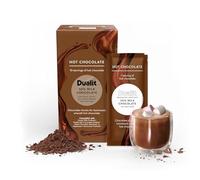 Dualit 50% Milk Chocolate Chunk Sachets - 10 Pack - 31g portions of pure chocolate chunks - Premium Belgian chocolate - Flakes for Hot Chocolate Makers & Milk Frothers