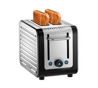 Dualit Architect 2 Slice Toaster | Brushed Stainless Steel with Black Trim | Extra-Wide Slots - Peek and Pop Function - Patented Perfect Toast Technology - Matching Kettle Available | 26505