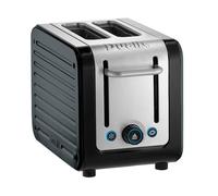 Dualit Architect 2 Slot Black Body With Metallic Charcoal Panel Toaster