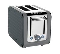 Dualit Architect 2 Slot Grey Body With Metallic Charcoal Panel Toaster