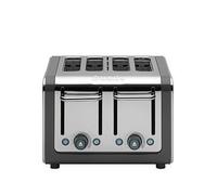 Dualit 4 slot Architect Toaster, Stainless steel with Grey trim, 46526