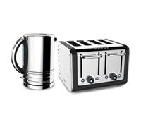Dualit Architect Kettle and 4-Slot Toaster Set, Perfect Toast Technology, Matt Black