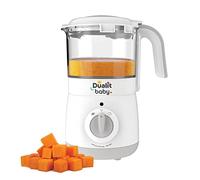 Dualit Baby Food Maker | White and Grey | BPA Free | Steams and Blends | Suitable for all stages of the weaning journey | 11060