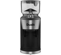 Dualit Burr Coffee Grinder - 35 Grind Settings - Adjustable Portion Control - Removable Stainless Steel Conical Burrs - Easy Cleaning - Safety Protection Program