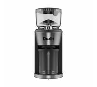 Dualit Burr Coffee Grinder with Stainless Steel Conical Burrs & 35 Settings in Silver Dualit Silver