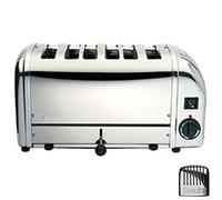 Dualit Bun Toaster 6 Bun Metallic Silver 61028 - CD388
