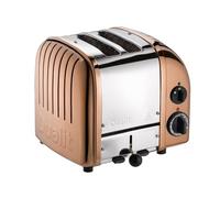 DUALIT Classic 2-Slice Toaster - Copper & Silver, Brown,Silver/Grey
